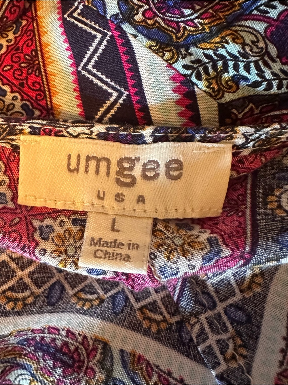Umgee boho long duster kimono with bell sleeves - Picture 9 of 12